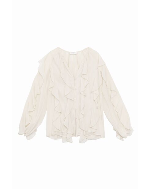 Blusa Bolta ecru