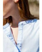 Blouse en coton Bloy ciel