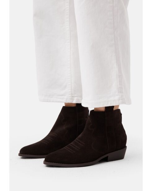 Botas marrones de gamuza Flashback