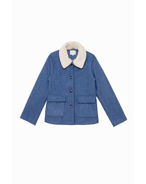 Manteau Nattie bleu denim