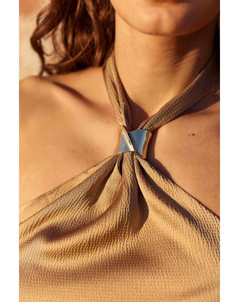 Beige top Tiamo