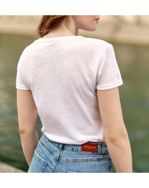 T-shirt Elva blanc