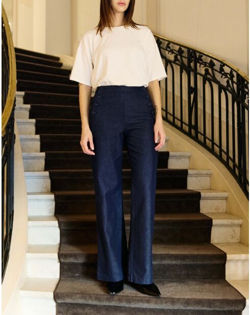 Pantaloni Paulie in cotone grezzo