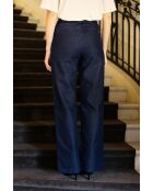 Pantaloni Paulie in cotone grezzo