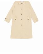 Trench Nevina in cotone beige