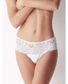 Witte katoenen slip