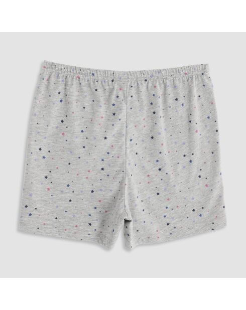 Pyjama en coton débardeur et short orchidée