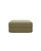 Wandelbarer und modularer Hocker aus grünem Coco-Tweed - 95x95x42 cm