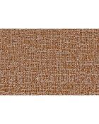 Canapé droit convertible et modulable 2 places en tissu tweed Coco marron - 148x95x70,5 cm
