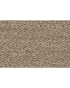 Canapé droit convertible et modulable 2 places en tissu lisse Gemma marron - 148x95x70,5 cm