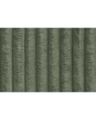 Méridienne convertible et modulable en velours côtelé xl Tilia verte - 190x95x70,5 cm