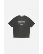 T-Shirt en coton Sprayed Logo noir