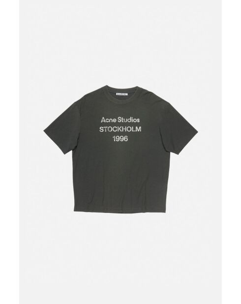 T-Shirt en coton Sprayed Logo noir