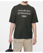 T-Shirt en coton Sprayed Logo noir