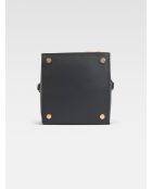 Le Seau en cuir Carré noir