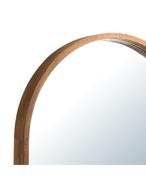 Miroir en bois de teck recyclé - 70x210 cm