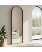 Miroir en bois de teck recyclé - 70x210 cm