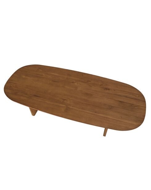 Mesita de madera de teca reciclada - 140x60 cm