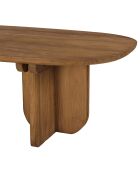 Mesita de madera de teca reciclada - 140x60 cm