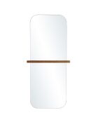 Miroir en bois de teck recyclé - 83x180 cm