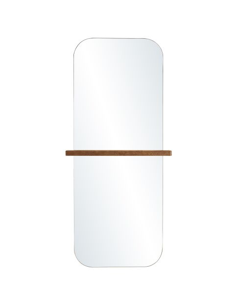 Miroir en bois de teck recyclé - 83x180 cm