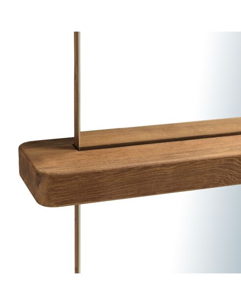 Miroir en bois de teck recyclé - 83x180 cm