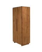 Armoire 2 portes en bois de teck recyclé naturelle - 80x195 cm