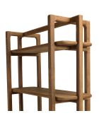 Bibliothèque en bois de teck recyclé naturelle - 100x200 cm