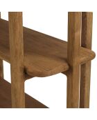 Bibliothèque en bois de teck recyclé naturelle - 100x200 cm