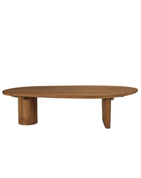 Mesita de madera de teca reciclada - 140x75 cm