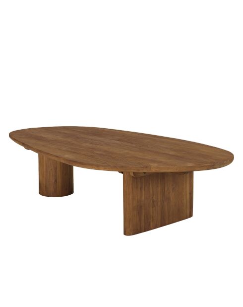Mesita de madera de teca reciclada - 140x75 cm