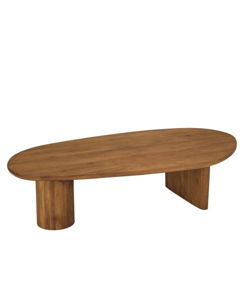 Mesita de madera de teca reciclada - 140x75 cm