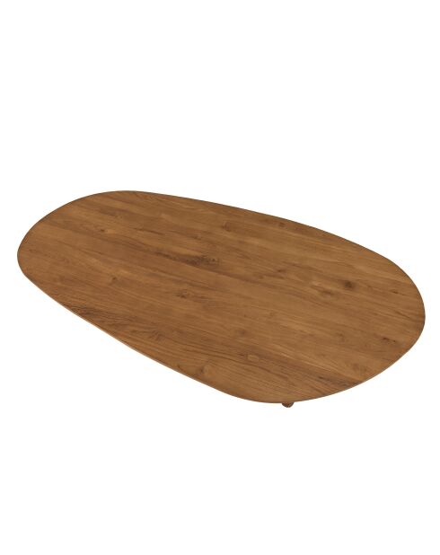 Mesita de madera de teca reciclada - 140x75 cm