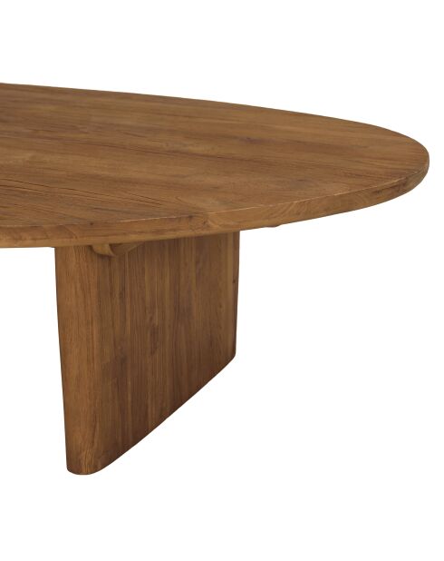 Mesita de madera de teca reciclada - 140x75 cm