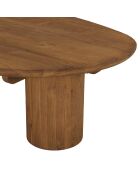 Mesita de madera de teca reciclada - 140x75 cm