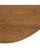 Mesita de madera de teca reciclada - 140x75 cm