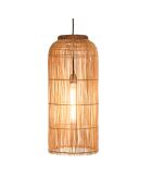Suspension en bois de teck recyclé naturelle - 28x28 cm