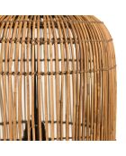 Suspension en bois de teck recyclé naturelle - 28x28 cm