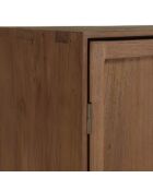 Armoire 2 portes en bois de teck recyclé naturelle - 90x200 cm