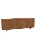 Buffet 4 portes en bois de teck recyclé marron - 200x65 cm