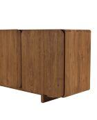 Buffet 4 portes en bois de teck recyclé marron - 200x65 cm