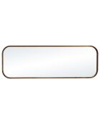 Miroir en bois de teck recyclé - 60x180 cm