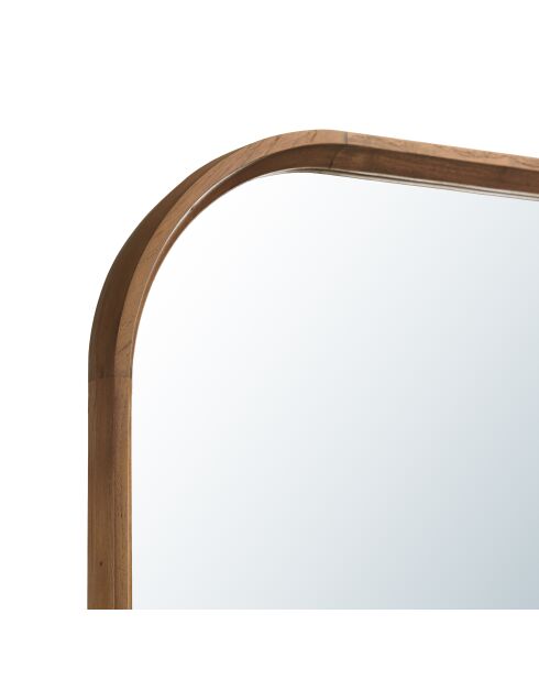 Miroir en bois de teck recyclé - 60x180 cm