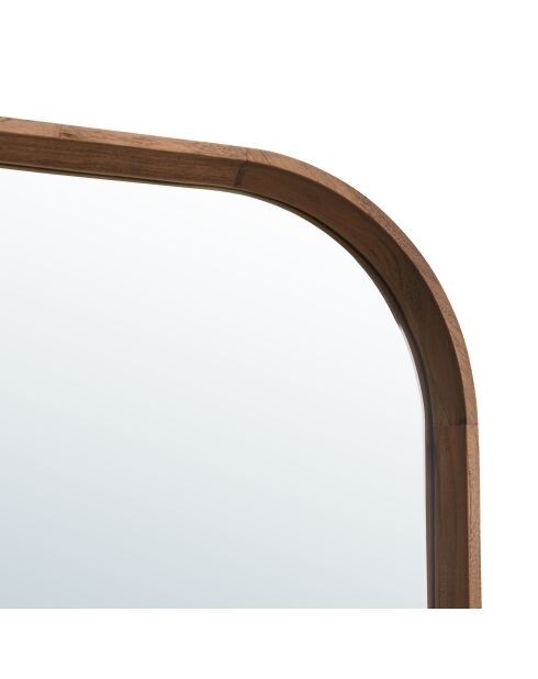 Miroir en bois de teck recyclé - 60x180 cm