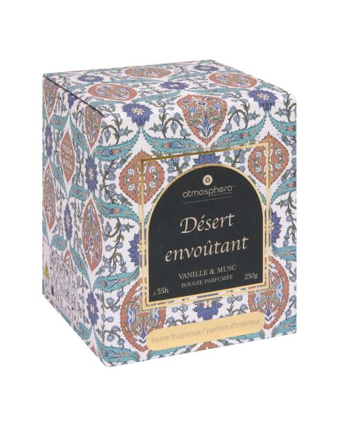 Bougie parfumée en céramique Lucia Vanille blanc - 250g