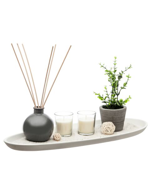 Coffret de bougie plat multicolore -51,5 x18,5 x21,3 cm