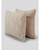 Coussin jacq letho beige - 38x58cm