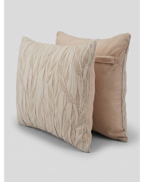Coussin jacq letho beige - 38x58cm
