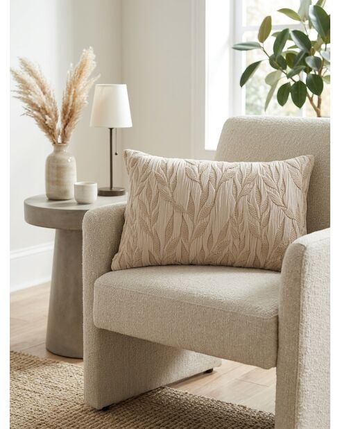 Coussin jacq letho beige - 38x58cm