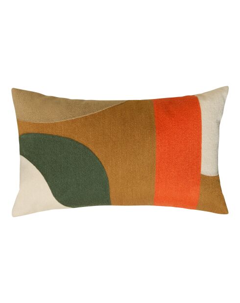Coussin Brod Hary marron caramel - 30x50cm
